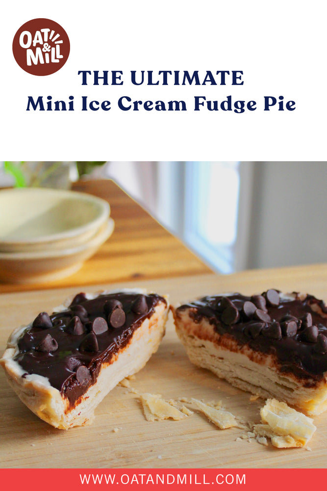 Chocolate Dreams. Mini Ice Cream Fudge Pie.